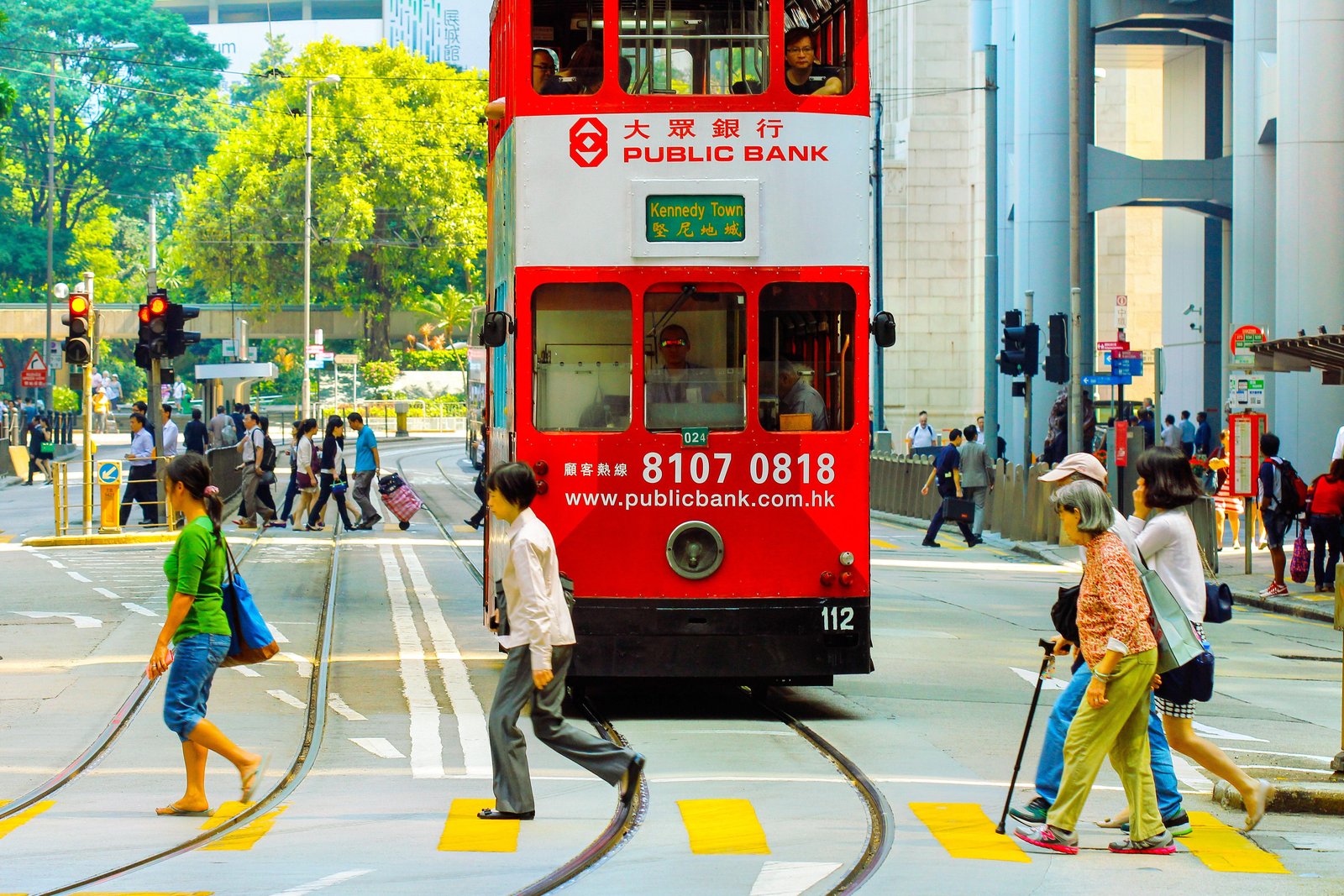 香港电车（叮叮车）中环—坚尼地城 参考图 1
